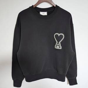 S 아미 블랙 빅하트 남성 맨투맨 A20HJ037 747 이미지