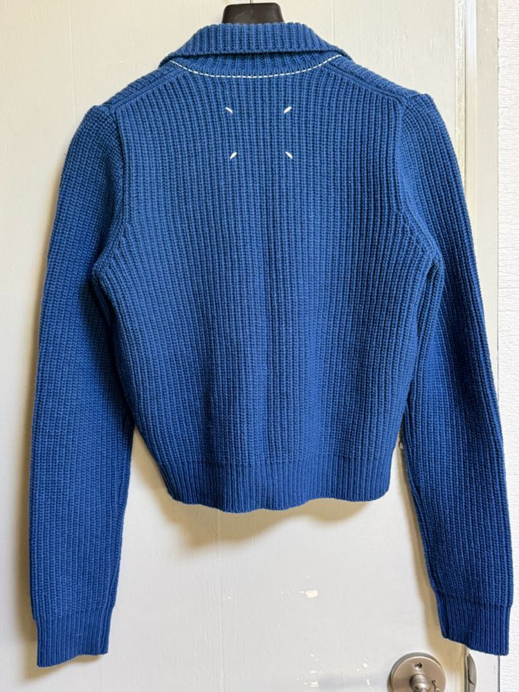 마르지엘라 블루 니트 가디건--3