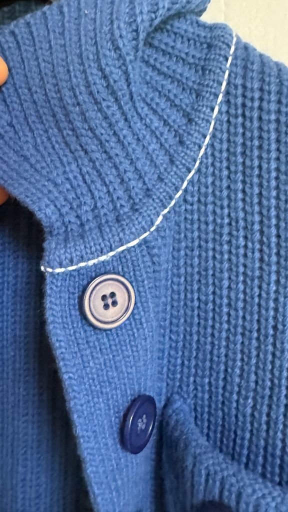 마르지엘라 블루 니트 가디건--7