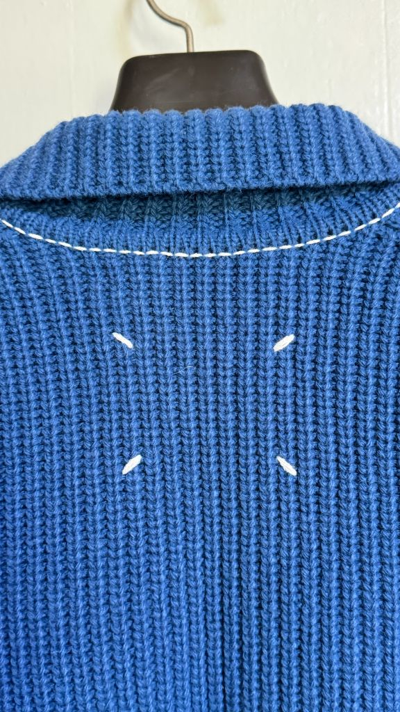 마르지엘라 블루 니트 가디건--8