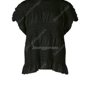 미 이세이미야케 플리츠플리즈 슈링크 탑 블랙 새상품