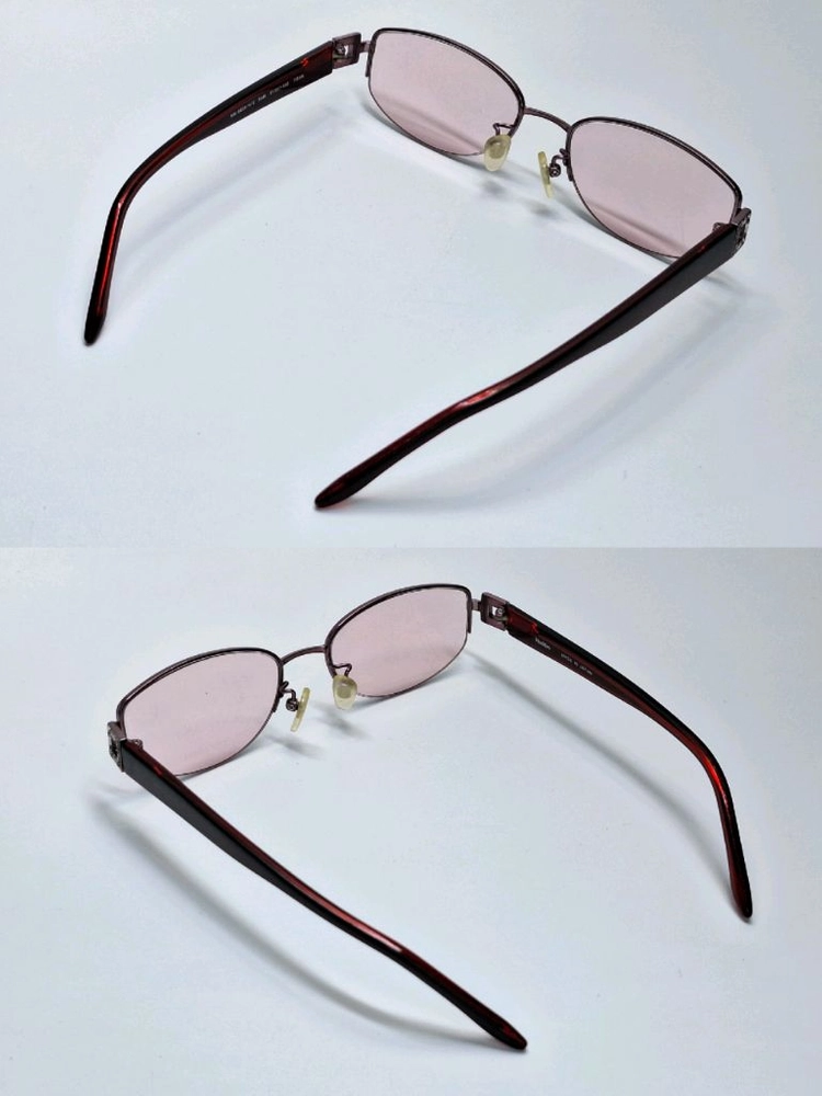 막스마라 MAX MARA mm 8628 티타늄 반무테 안경테 일본 제조 수입 패션 아이웨어 여성용 레트로 빈티지 이미지