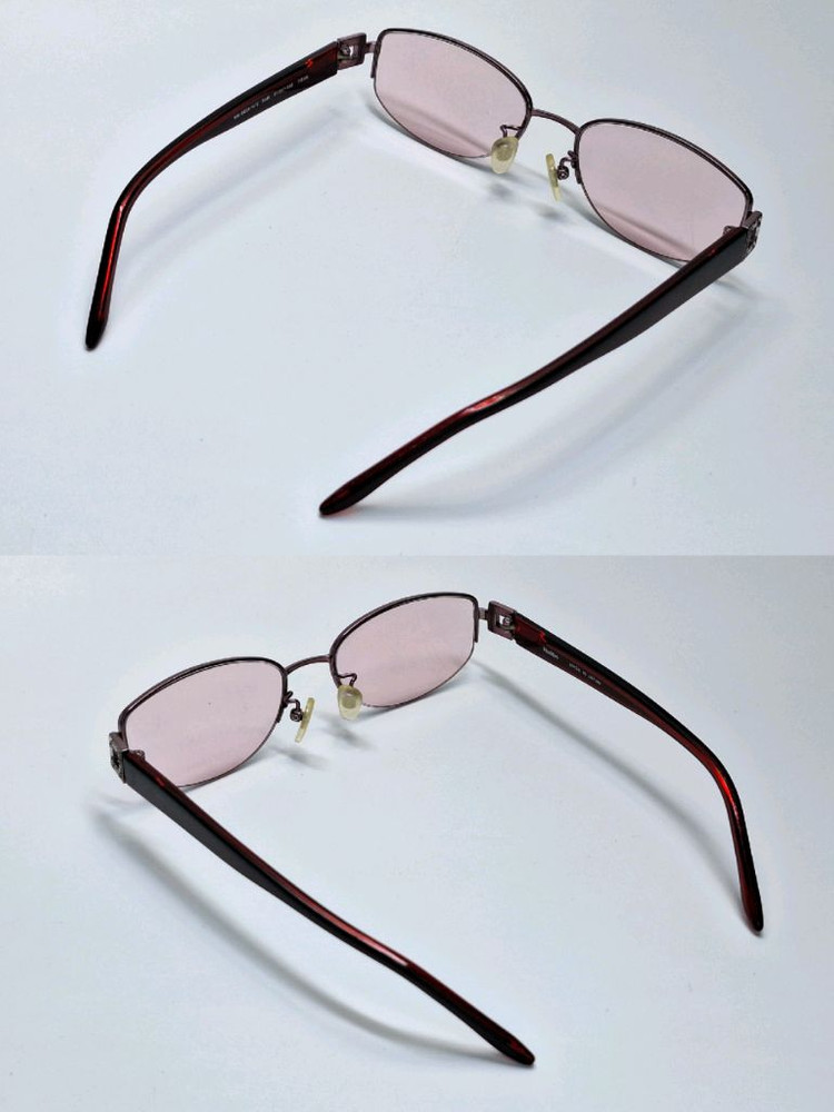 막스마라 MAX MARA mm 8628 티타늄 반무테 안경테 일본 제조 수입 패션 아이웨어 여성용 레트로 빈티지--5