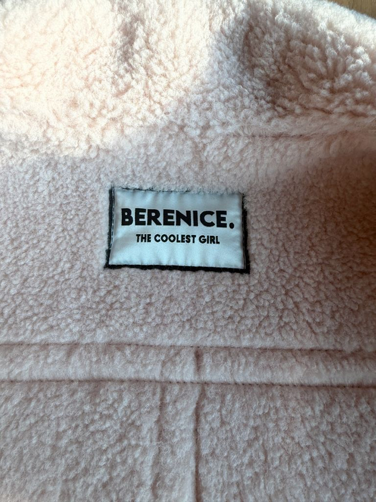 양가죽 집업 자켓 베르니스 무스탕 핑크 베스트 조끼 이미지