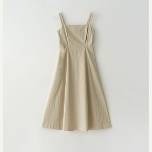 시에 sie 제인 스퀘어 슬리브리스 드레스 로우베이지 스몰 새상품