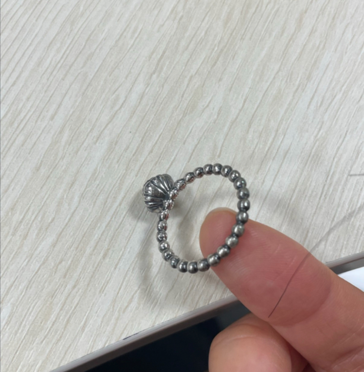 판도라 구형 탄생석 반지 3월 52호--3