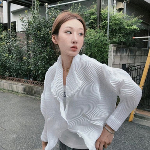 전설템)이세이미야케 에이폭에이블 자켓,스카프 ~