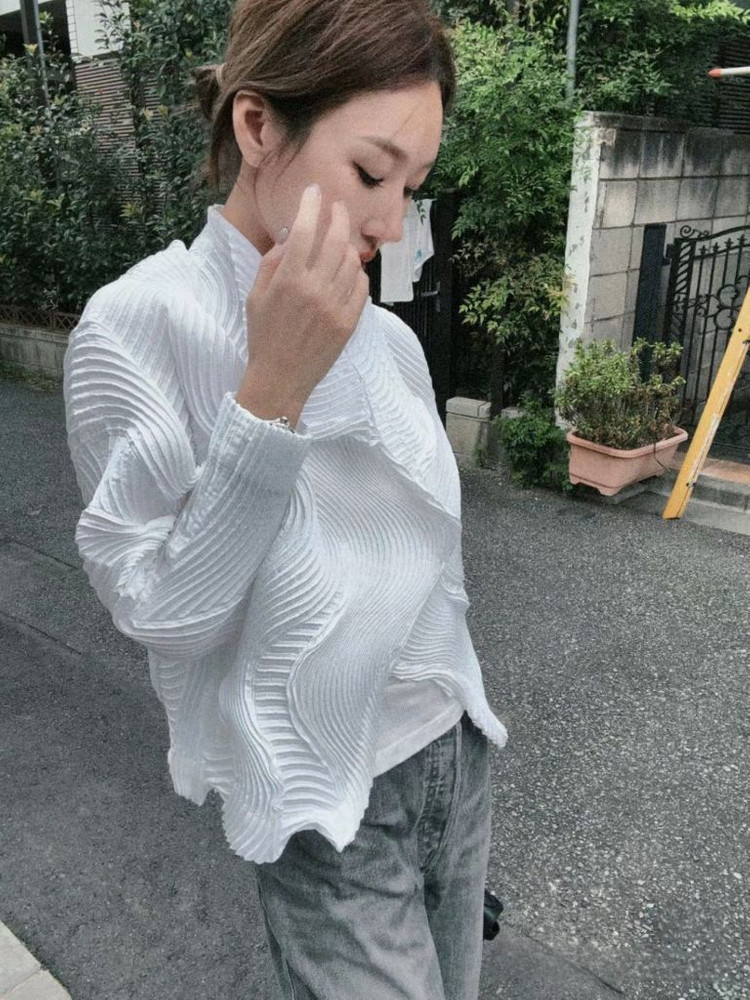 전설템)이세이미야케 에이폭에이블 자켓,스카프 ~--1