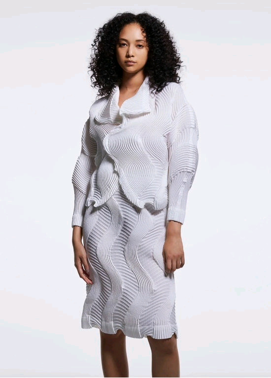 전설템)이세이미야케 에이폭에이블 자켓,스카프 ~--5