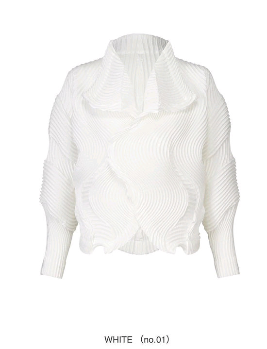 전설템)이세이미야케 에이폭에이블 자켓,스카프 ~--6