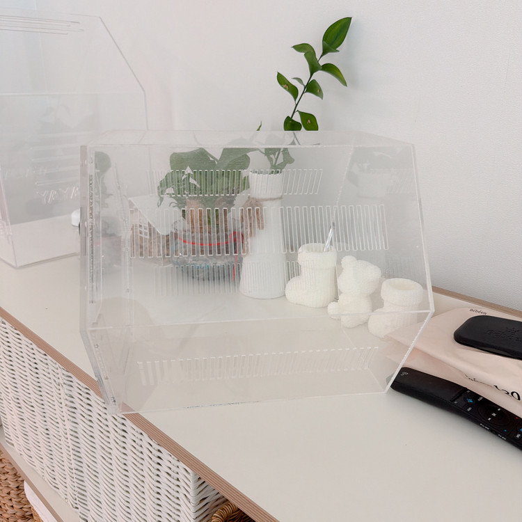 허니컴하우스 육각 사육장 아크릴 사육장 케이지 피그미, 도마뱀, 크레--1