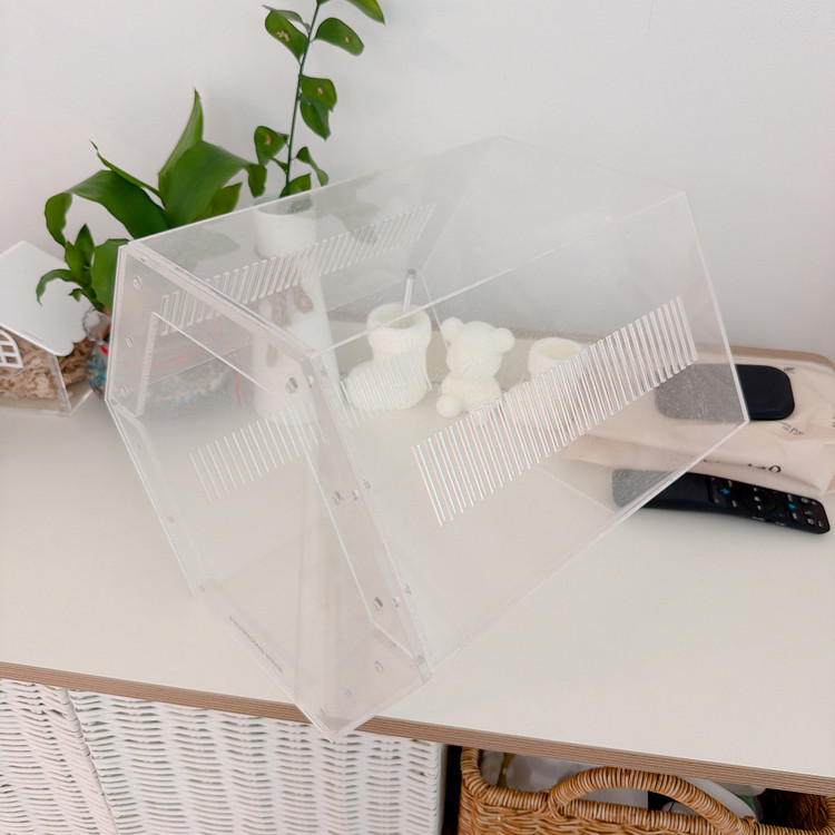 허니컴하우스 육각 사육장 아크릴 사육장 케이지 피그미, 도마뱀, 크레--2