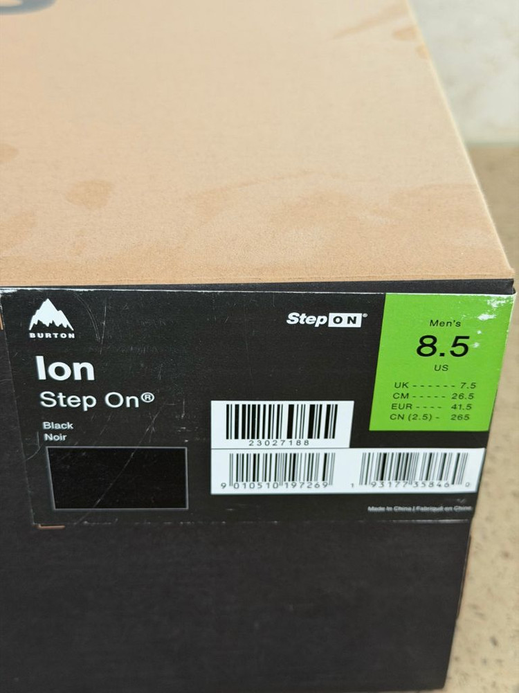 [8.5] 버튼 스텝온 이온 부츠 + 스텝온 바인딩 세트--1