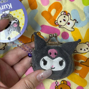 산리오 쿠로미 미니 가마구치 동전지갑 키링 [일본정품 새상품] 이미지
