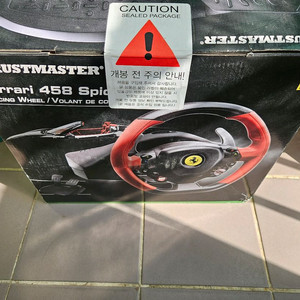 Xbox 트러스터마스터 페라리458 레이싱휠 미개봉 이미지