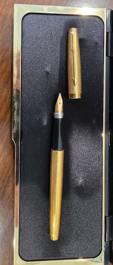 파카 75 인시그니아 금장 만년필 (14K XF촉)--1