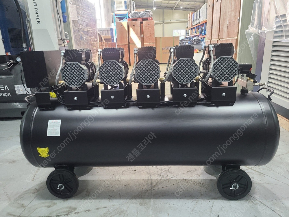 중고 10마력 오일프리 콤프레샤 단상 콤프레샤--2