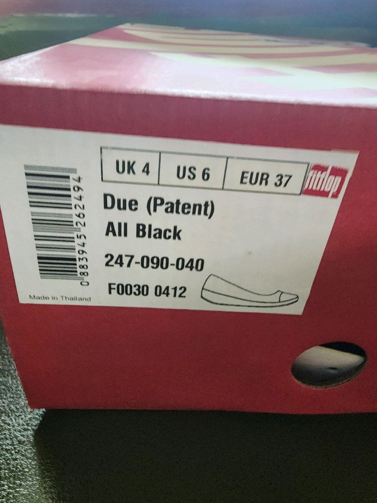 핏플랍 듀 페이턴트올블랙--3