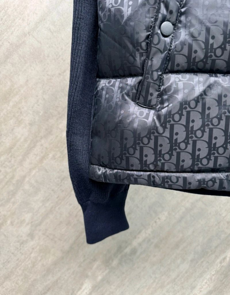 디올 오블리크 니트패딩 점퍼 100사이즈 이미지