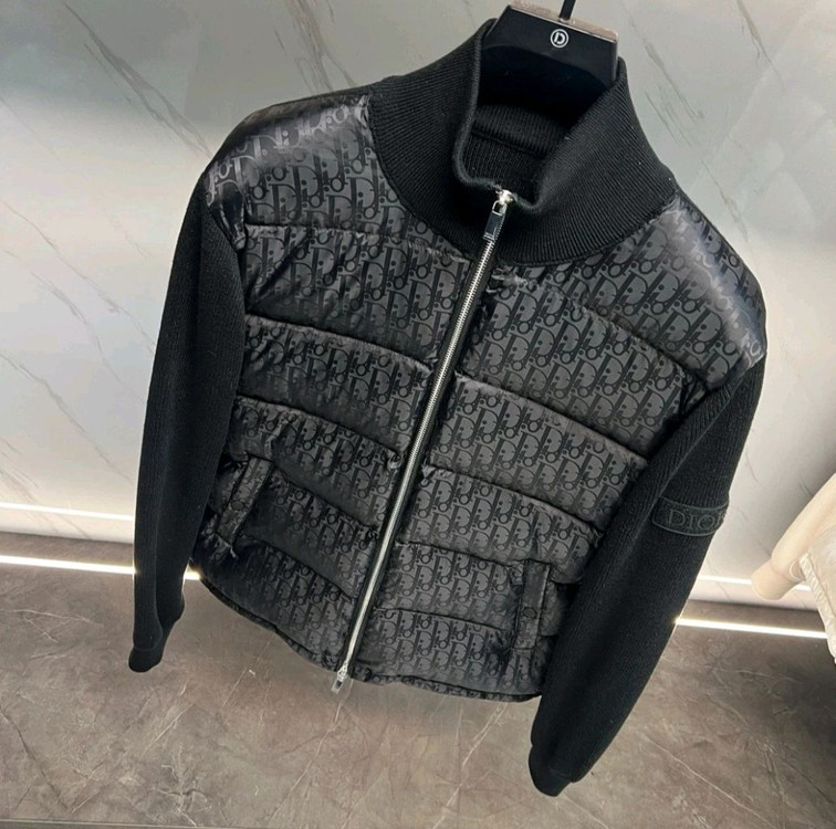 디올 오블리크 니트패딩 점퍼 100사이즈 이미지