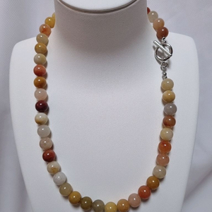 [새상품]천연 고비옥 원석 목걸이 이미지