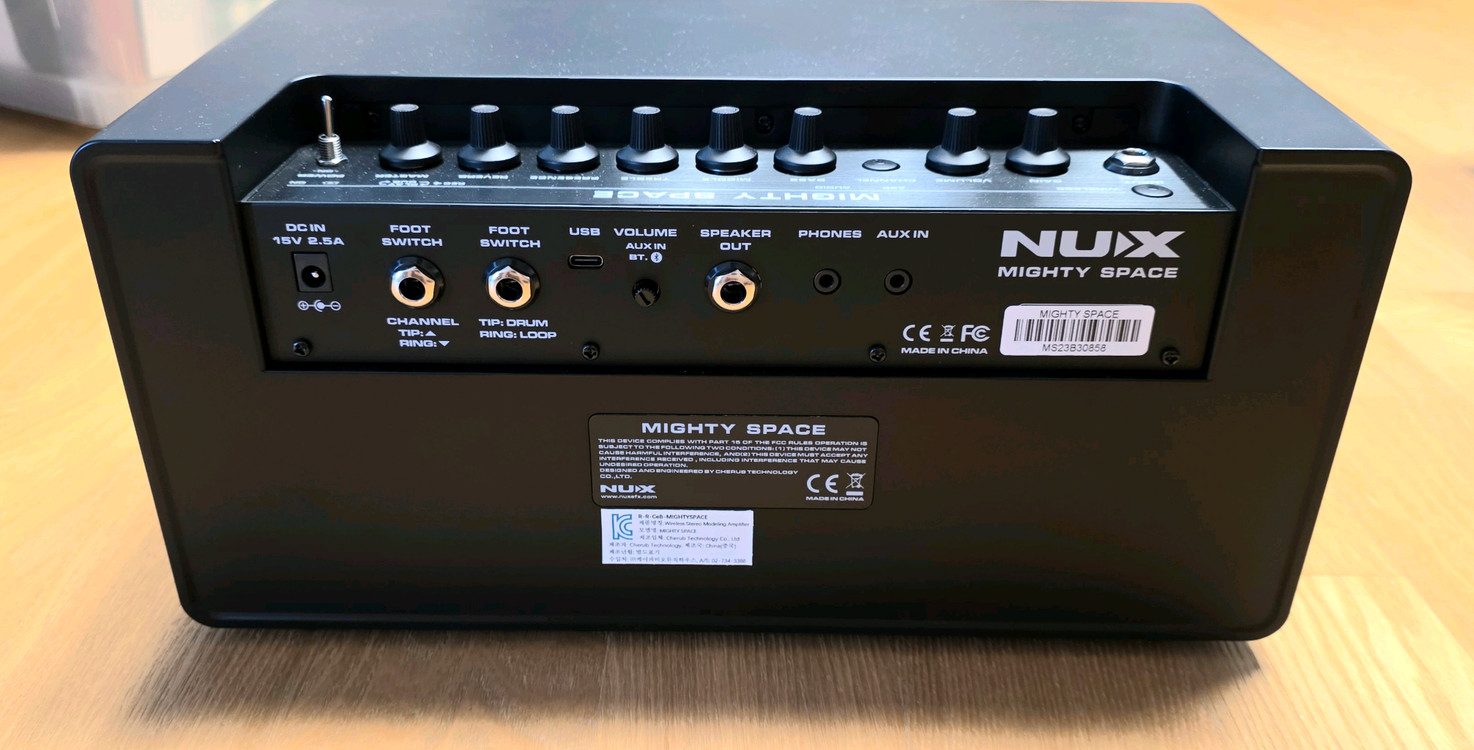 NUX 마이티스페이스 무선 모델링 기타앰프 신품급--2