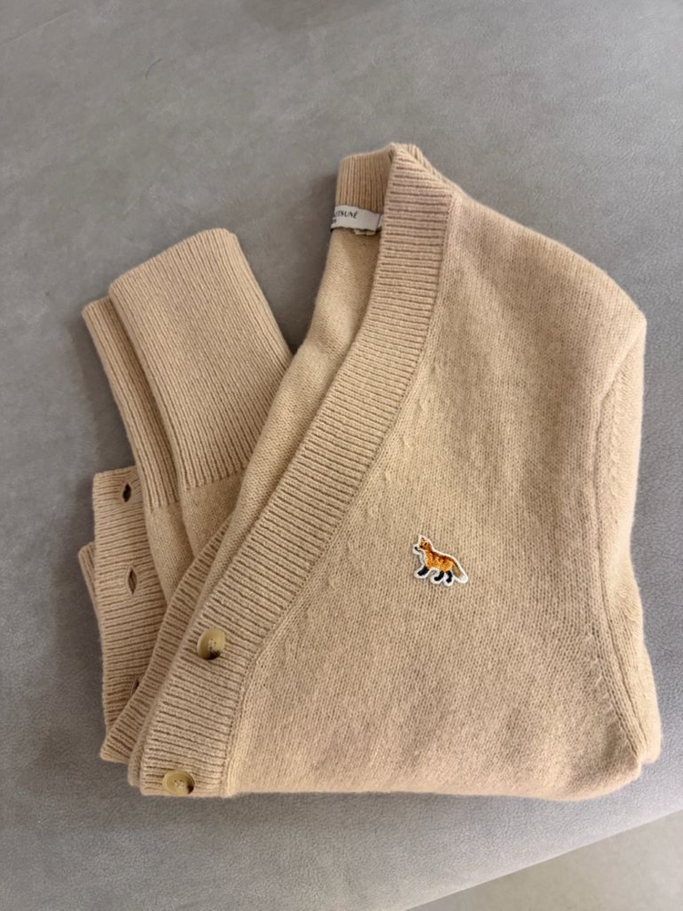 메종키츠네 가디건--2