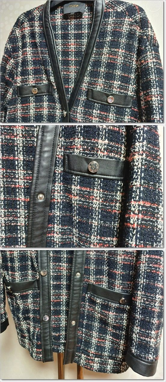 마쥬 트위드 자켓 38사이즈--2