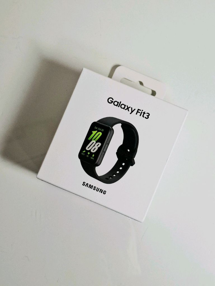 삼성 갤럭시핏 3 스마트 워치 다크그레이/핑크골드 이미지