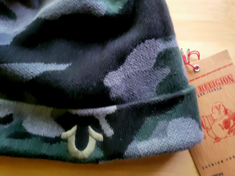 [미사용 새상품] 트루릴리젼 정품 카모 밀리터리 비니--5