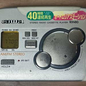 AIWA RX480 카세트 워크맨 라디오 아이와 rx480