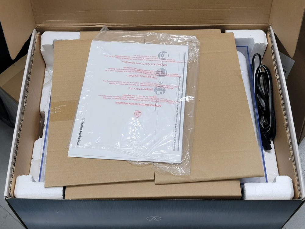 오디오테크니카 AT-LP120-USB 턴테이블 슈어 M44-7(고장)--1