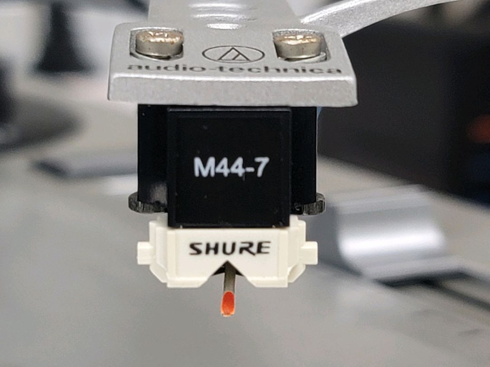 오디오테크니카 AT-LP120-USB 턴테이블 슈어 M44-7(고장)--5