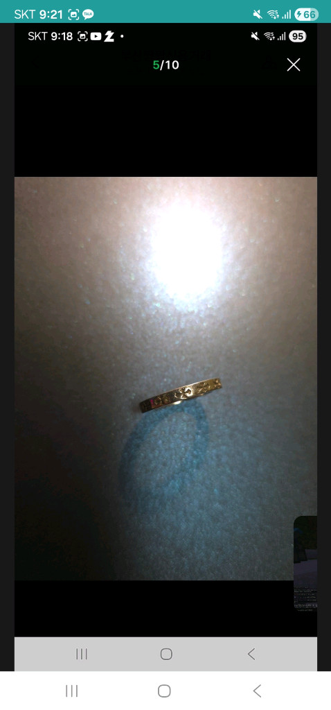 크롬하츠 퍽유링 3mm 정품--8