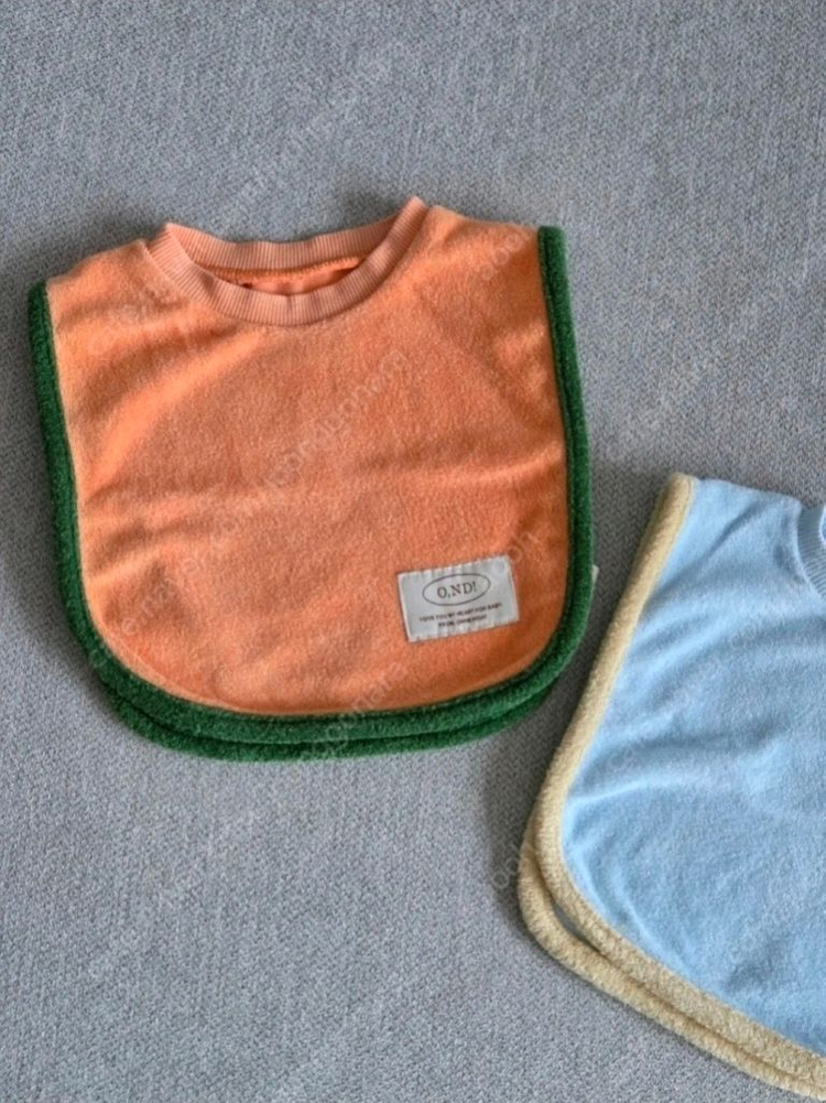 마지막금액) 오뉴데이 턱받이 테리빕 2개 (얼쓰X)- 착샷0 이미지