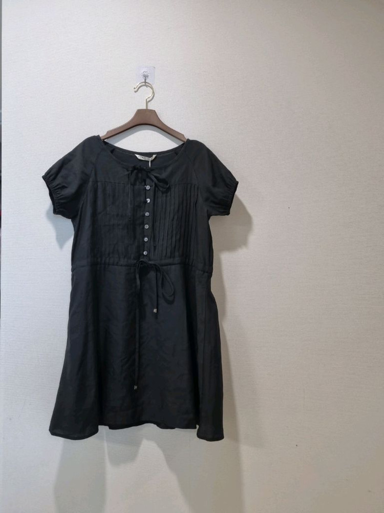 LOVE US U 러브어스유 블랙 핀턱 원피스 F 새상품 이미지