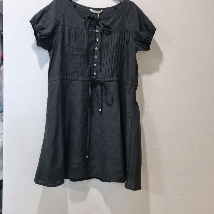 LOVE US U 러브어스유 블랙 핀턱 원피스 F 새상품 이미지