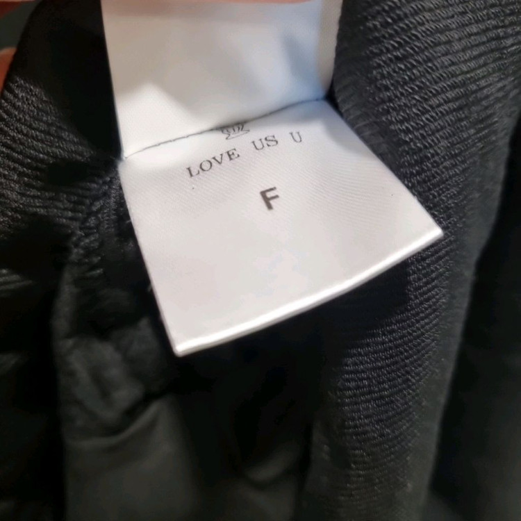 LOVE US U 러브어스유 블랙 핀턱 원피스 F 새상품 이미지