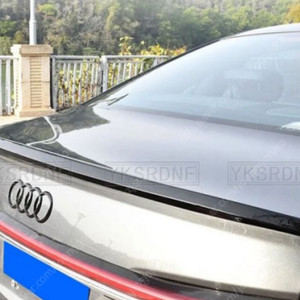 아우디 a6 c8 리어 립스포일러 블랙 새제품