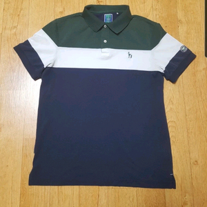 (정품최상급)해지스 골프 윔블던 배색 기능성 반팔 카라티, 슬림핏100