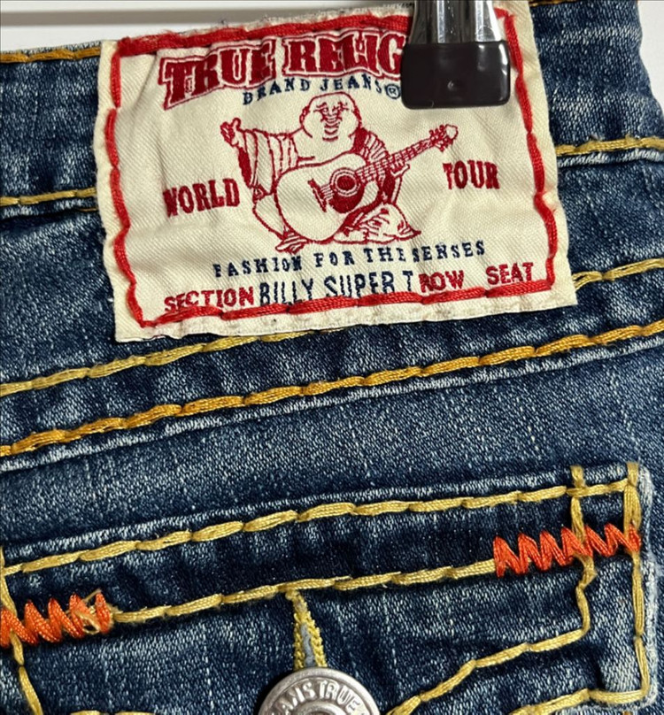 트루릴리전 세미부츠컷 플레어진 데님 팬츠 청바지 25 이미지