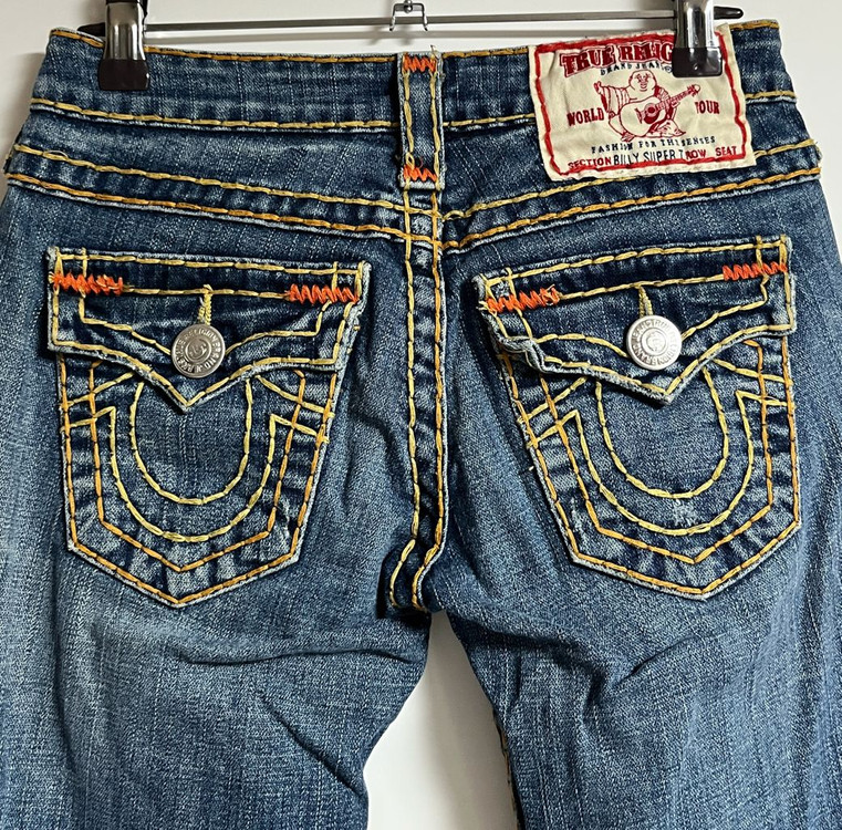 트루릴리전 세미부츠컷 플레어진 데님 팬츠 청바지 25 이미지