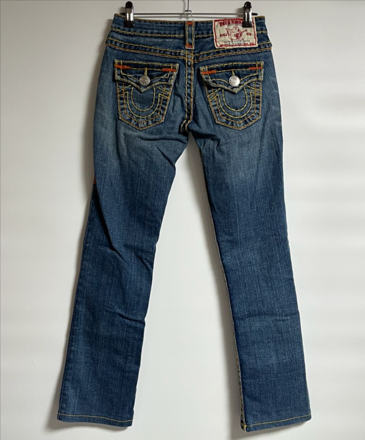 트루릴리전 세미부츠컷 플레어진 데님 팬츠 청바지 25 이미지