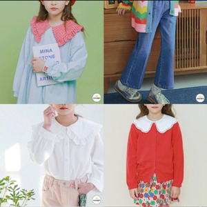 봄가을 M 110호 7호 아동 여아 블라우스 가디건 원피스 청바지 / 아이러브제이 이미지