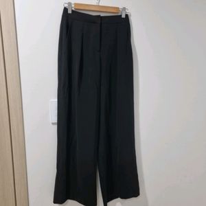 잇미샤 검정 와이드 슬랙스