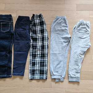 유아 아동 긴바지 면바지 청바지 5벌