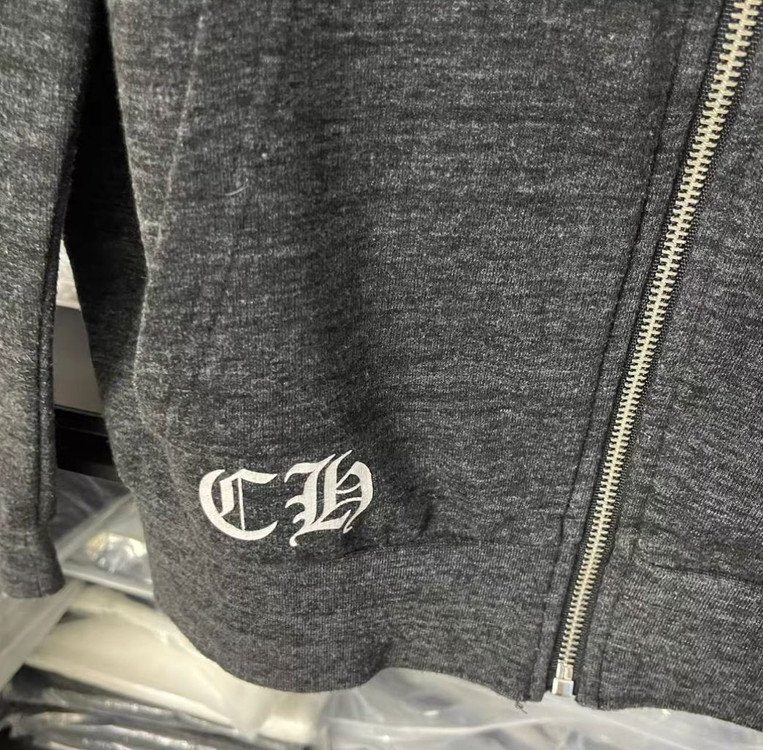 크롬하츠 헤비 그레이 대거 후드 집업 이미지