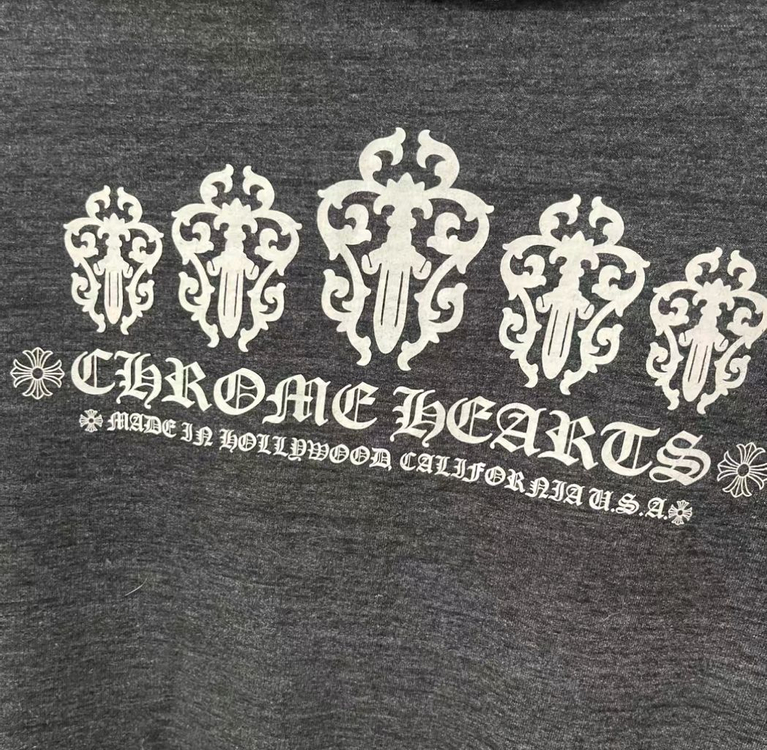 크롬하츠 헤비 그레이 대거 후드 집업 이미지