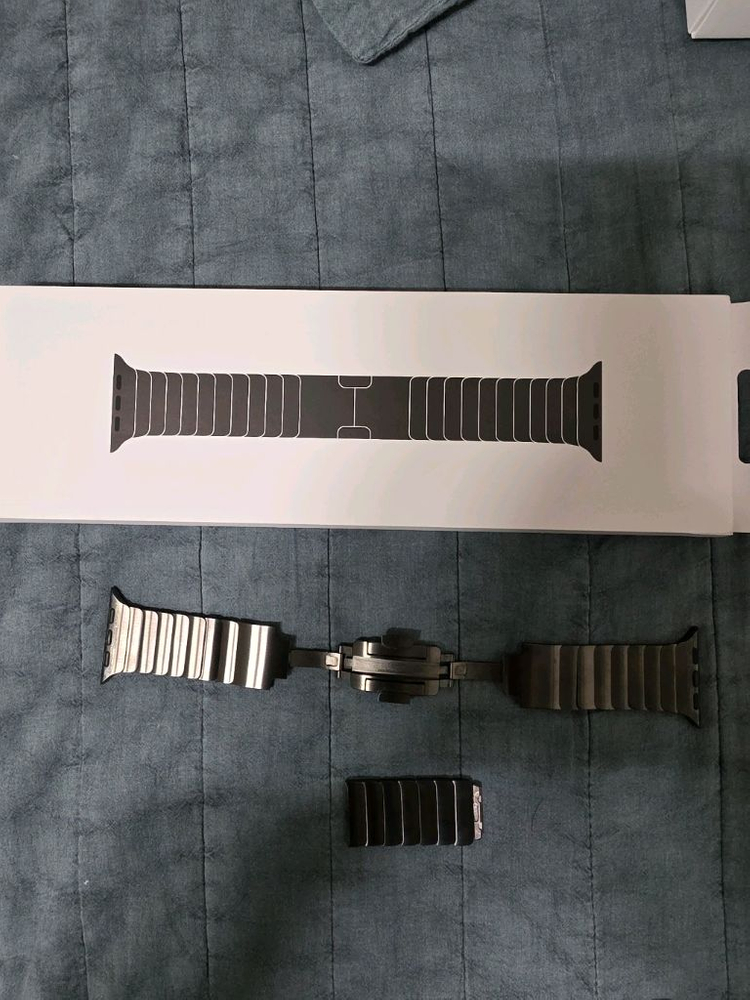 애플워치10 42mm 스테인리스 그라파이트 애케플 이미지