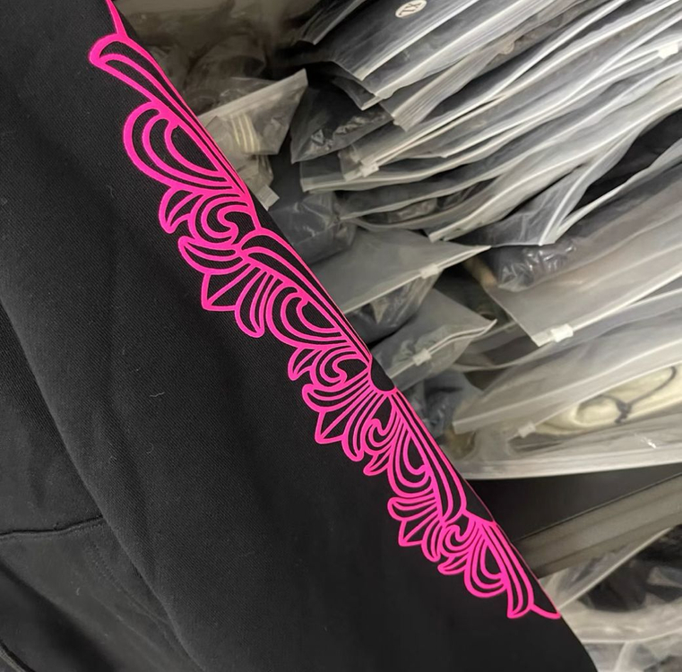 크롬하츠 핑크 홀스슈 후드 집업 이미지